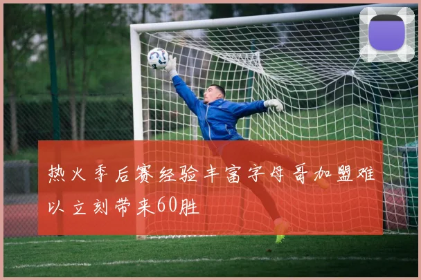 热火季后赛经验丰富字母哥加盟难以立刻带来60胜