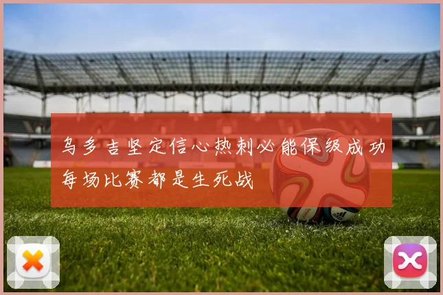 乌多吉坚定信心热刺必能保级成功每场比赛都是生死战
